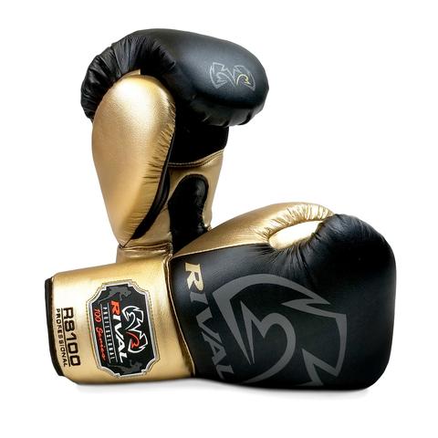 Rival Boxing RS100 Profesional Sparring Gloves - Black