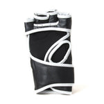 Sandee MMA Leather Fight Gloves  - Black 4oz