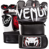 Venum MMA Black Leather Undisputed Fight Gloves - 4oz